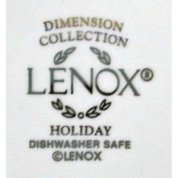 Lenox Holiday Christmas Tree Dish - Festive Holly - Replacement Serveware Dinner - Picture 5 of 5